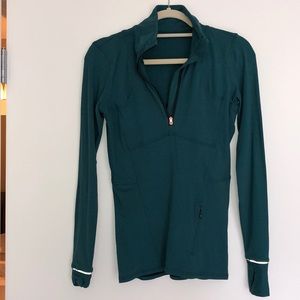 Lululemon soft striped pullover quarter zip